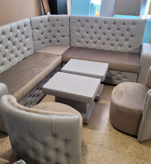 sofa moderno gris